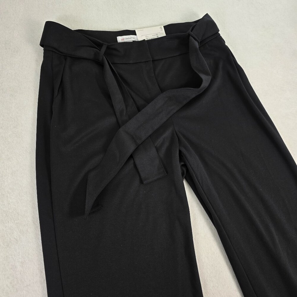 Liz Claiborne Black Stretch Dress Pants Size 16‎ NWT